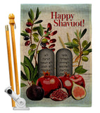 Chag Sameach - Faith & Religious Inspirational Vertical Impressions Decorative Flags HG103092 Made In USA