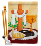 Holy Week - Faith & Religious Inspirational Vertical Impressions Decorative Flags HG137202 Made In USA