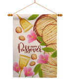 Happy Pesach - Faith & Religious Inspirational Vertical Impressions Decorative Flags HG137248 Made In USA