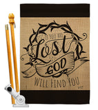 God Will Find You - Impressions Decorative Garden Flag G135255-BO