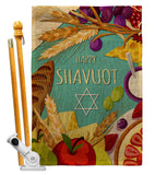 Feast of Weeks - Faith & Religious Inspirational Vertical Impressions Decorative Flags HG137533 Made In USA