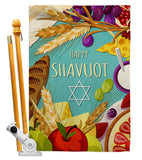 Feast of Weeks - Faith & Religious Inspirational Vertical Impressions Decorative Flags HG137533 Made In USA