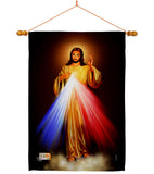 Jesus Divina Misericordia - Faith & Religious Inspirational Vertical Impressions Decorative Flags HG192159 Made In USA