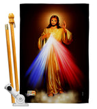 Jesus Divina Misericordia - Faith & Religious Inspirational Vertical Impressions Decorative Flags HG192159 Made In USA