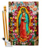 Our Lady of Guadalupe - Faith & Religious Inspirational Vertical Impressions Decorative Flags HG192338 Made In USA