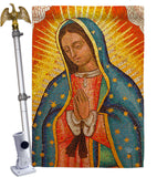 Lady of Guadalupe - Faith & Religious Inspirational Vertical Impressions Decorative Flags HG192339 Made In USA