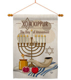 Yom Kippur - Faith & Religious Inspirational Vertical Impressions Decorative Flags HG192371 Made In USA