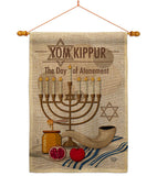 Yom Kippur - Faith & Religious Inspirational Vertical Impressions Decorative Flags HG192371 Made In USA