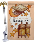 Happy Ramadan - Faith & Religious Inspirational Vertical Impressions Decorative Flags HG192402 Made In USA