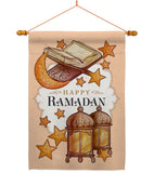 Happy Ramadan - Faith & Religious Inspirational Vertical Impressions Decorative Flags HG192402 Made In USA