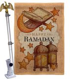 Happy Ramadan - Faith & Religious Inspirational Vertical Impressions Decorative Flags HG192402 Made In USA