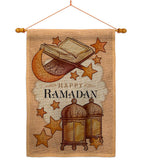 Happy Ramadan - Faith & Religious Inspirational Vertical Impressions Decorative Flags HG192402 Made In USA