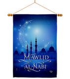 Mawlid al Nabi - Faith & Religious Inspirational Vertical Impressions Decorative Flags HG192414 Made In USA