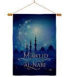 Mawlid al Nabi - Faith & Religious Inspirational Vertical Impressions Decorative Flags HG192414 Made In USA