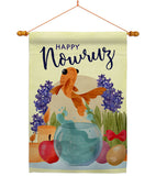 Happy Nowruz - Faith & Religious Inspirational Vertical Impressions Decorative Flags HG192442 Made In USA