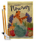 Happy Nowruz - Faith & Religious Inspirational Vertical Impressions Decorative Flags HG192442 Made In USA