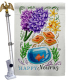 Persian New Year - Faith & Religious Inspirational Vertical Impressions Decorative Flags HG192443 Made In USA