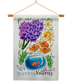 Persian New Year - Faith & Religious Inspirational Vertical Impressions Decorative Flags HG192443 Made In USA