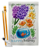 Persian New Year - Faith & Religious Inspirational Vertical Impressions Decorative Flags HG192443 Made In USA