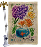 Persian New Year - Faith & Religious Inspirational Vertical Impressions Decorative Flags HG192443 Made In USA