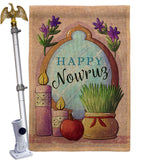 Celerate Nowruz - Faith & Religious Inspirational Vertical Impressions Decorative Flags HG192445 Made In USA