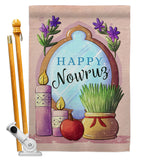 Celerate Nowruz - Faith & Religious Inspirational Vertical Impressions Decorative Flags HG192445 Made In USA