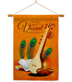 Vasant Panchami - Faith & Religious Inspirational Vertical Impressions Decorative Flags HG192451 Made In USA