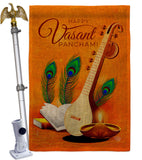 Vasant Panchami - Faith & Religious Inspirational Vertical Impressions Decorative Flags HG192451 Made In USA