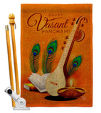 Vasant Panchami - Faith & Religious Inspirational Vertical Impressions Decorative Flags HG192451 Made In USA