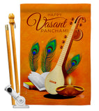 Vasant Panchami - Faith & Religious Inspirational Vertical Impressions Decorative Flags HG192451 Made In USA