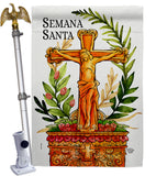 Semana Santa - Faith & Religious Inspirational Vertical Impressions Decorative Flags HG192458 Made In USA