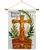 Semana Santa - Faith & Religious Inspirational Vertical Impressions Decorative Flags HG192458 Made In USA