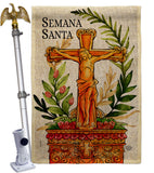 Semana Santa - Faith & Religious Inspirational Vertical Impressions Decorative Flags HG192458 Made In USA