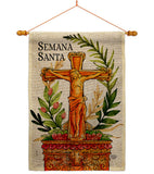 Semana Santa - Faith & Religious Inspirational Vertical Impressions Decorative Flags HG192458 Made In USA