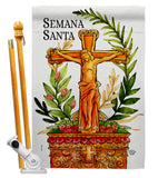 Semana Santa - Faith & Religious Inspirational Vertical Impressions Decorative Flags HG192458 Made In USA