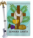 Blessing Semana Santa - Faith & Religious Inspirational Vertical Impressions Decorative Flags HG192460 Made In USA