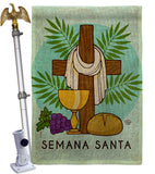 Blessing Semana Santa - Faith & Religious Inspirational Vertical Impressions Decorative Flags HG192460 Made In USA