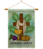 Blessing Semana Santa - Faith & Religious Inspirational Vertical Impressions Decorative Flags HG192460 Made In USA