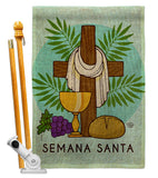 Blessing Semana Santa - Faith & Religious Inspirational Vertical Impressions Decorative Flags HG192460 Made In USA