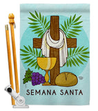 Blessing Semana Santa - Faith & Religious Inspirational Vertical Impressions Decorative Flags HG192460 Made In USA