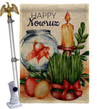 Nowruz - Faith & Religious Inspirational Vertical Impressions Decorative Flags HG192462 Made In USA