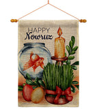 Nowruz - Faith & Religious Inspirational Vertical Impressions Decorative Flags HG192462 Made In USA