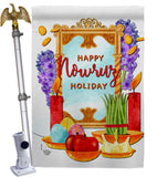 Persian New Year - Faith & Religious Inspirational Vertical Impressions Decorative Flags HG192464 Made In USA