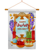 Persian New Year - Faith & Religious Inspirational Vertical Impressions Decorative Flags HG192464 Made In USA