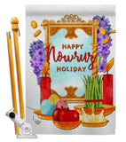 Persian New Year - Faith & Religious Inspirational Vertical Impressions Decorative Flags HG192464 Made In USA