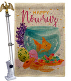 Iranian Nowruz - Faith & Religious Inspirational Vertical Impressions Decorative Flags HG192465 Made In USA