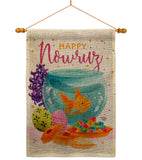 Iranian Nowruz - Faith & Religious Inspirational Vertical Impressions Decorative Flags HG192465 Made In USA