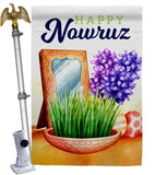 Nowruz Holiday - Faith & Religious Inspirational Vertical Impressions Decorative Flags HG192466 Made In USA