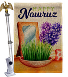 Nowruz Holiday - Faith & Religious Inspirational Vertical Impressions Decorative Flags HG192466 Made In USA