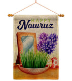 Nowruz Holiday - Faith & Religious Inspirational Vertical Impressions Decorative Flags HG192466 Made In USA